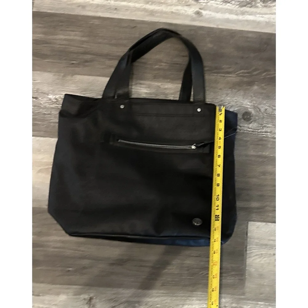 Lululemon Out &‎ About Denim Black Tote Gym Travel Bag